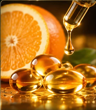 Stylized illustration of vitamins ingredient